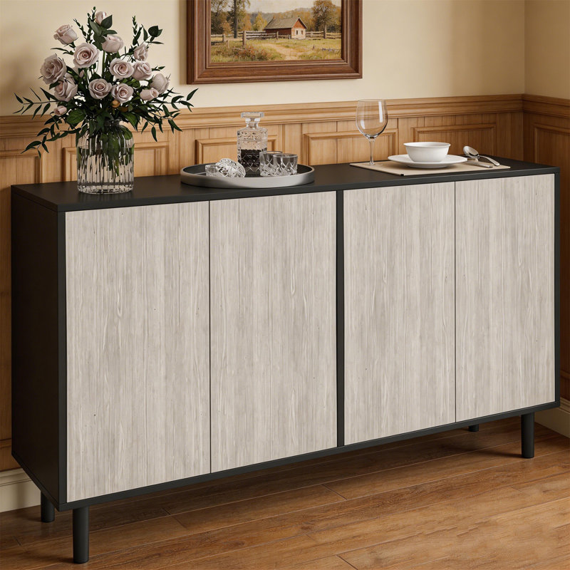 121cm Sideboard, Black