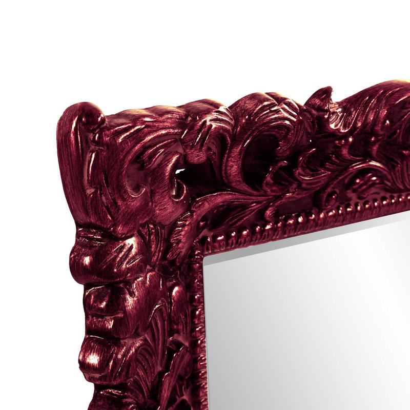 Miroir décoratif biseauté Luise, Bourgogne