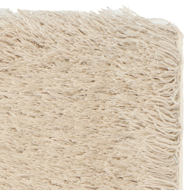 Etelvina Shag Hand Tufted Performance Solid Color Rug, Rectangle 2' x 3'