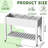 Ashen Gramercie Elevated Garden Bed Raised Planter for Outdoor Indoor With Wheels-213334723