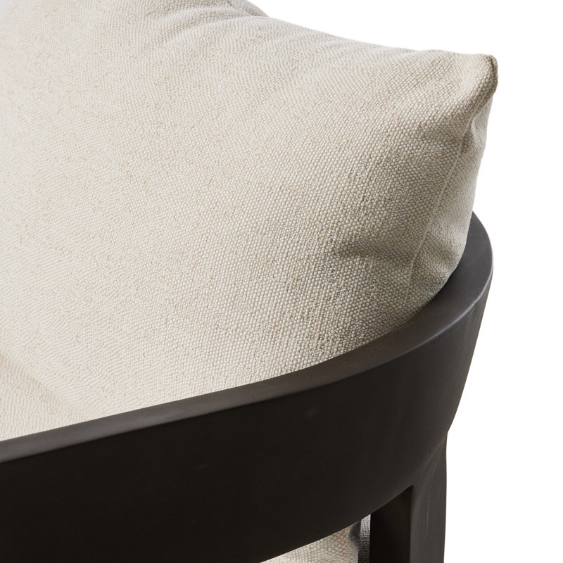 Jackson Outdoor Dining Armchair, Ellor Beige/Expresso