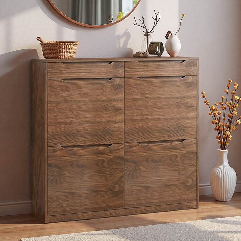 Armoire de rangement pour chaussures, H 45,28 po x l 55,12 po x P 9,45 po