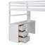 Lit mezzanine double avec tiroirs, bureau et garde-robe-118753865-118753866