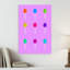 Impression d'art mural géométrique «Lollipops Rainbow Grid»-129899484
