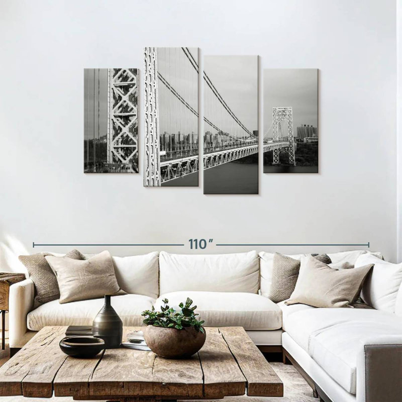 Lilie BW George Washington Bridge, 48" H x 75" W