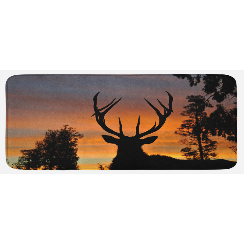 Tapis de cuisine antlers