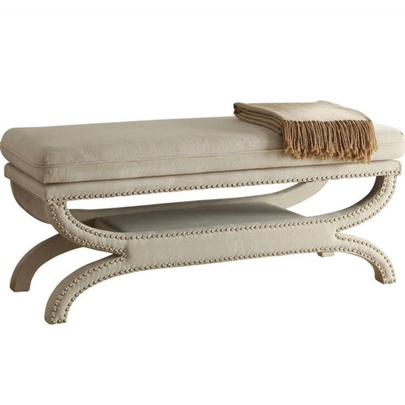 Pouf Moneisha, Beige