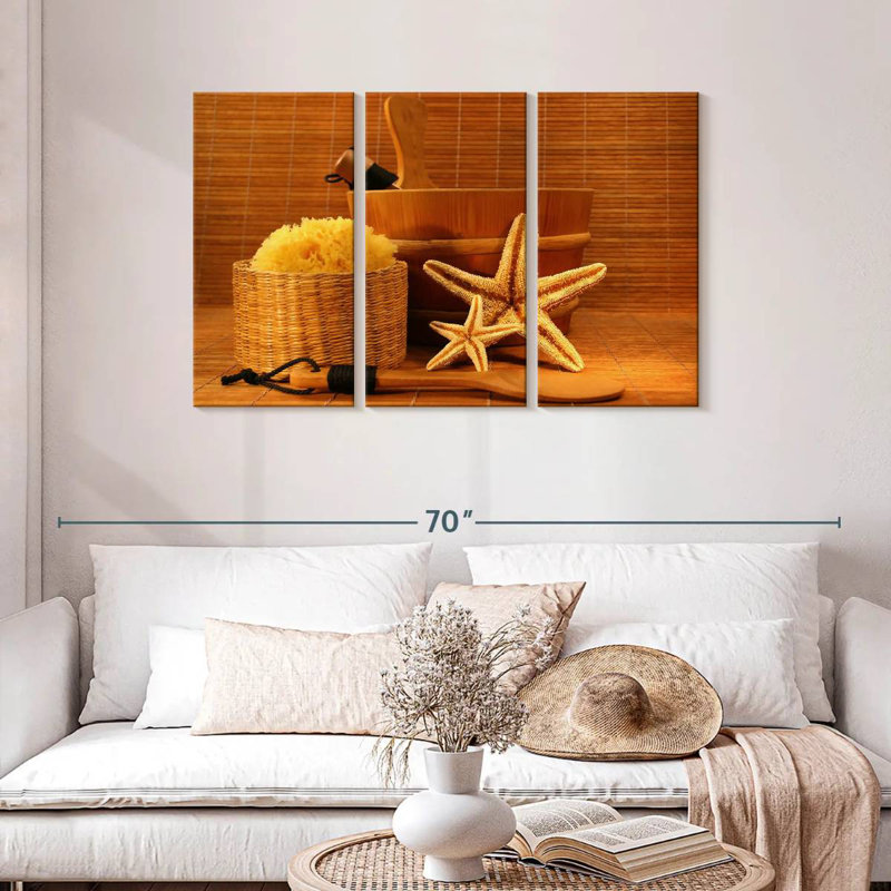 Sauna Essentials, 28" H x 45" W