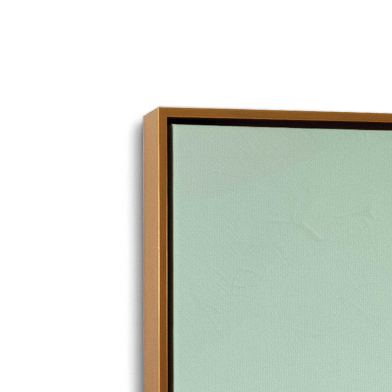 Ensemble 2 pièces Seacliff Whispers On Canvas par Azure Artisanal Studio, Cadre flottant or poli
