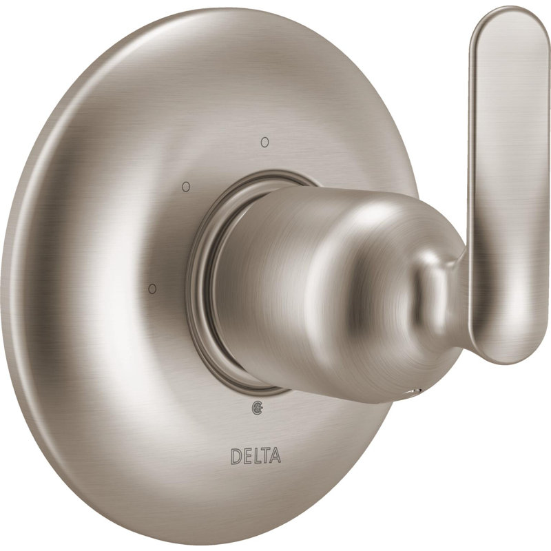 Delta Bonacci 3-Way Shower Handle Diverter Trim Kit, Stainless Shower Faucet System Diverter, Lumicoat Stainless (Valve Not Included)