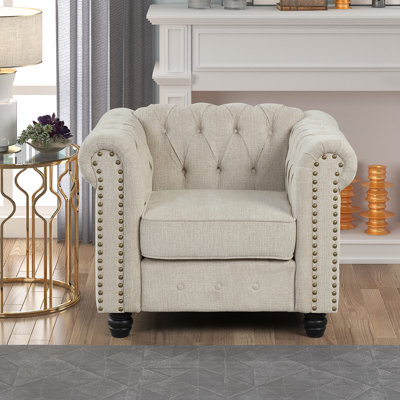 Fauteuil Chesterfield l 38,5 po Eisner