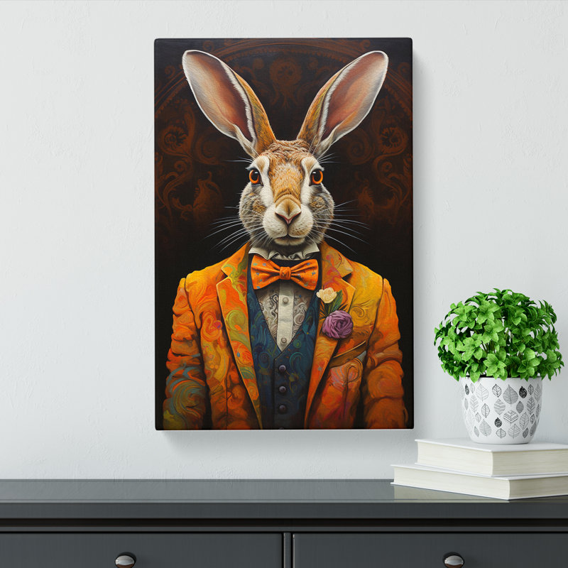 Hare Contemporary Art - Wrapped Canvas, 60cm H x 40cm W x 3cm D