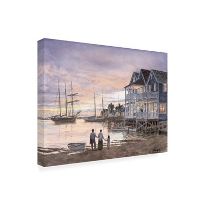 «Nantucket Sunset on Canvas» par Stanton Manolakas, art sur toile