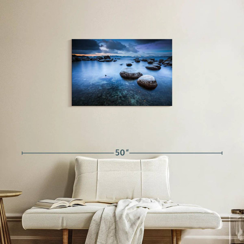 Alvord, eaux calmes au lac Tahoe, H 20 po x l 30 po