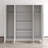 Brazeal 78.9" Armoire with High Gloss Finish