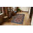 Rustic Oriental Red Hand Knotted Red / Navy Traditional Classic Wool Area Rug-537861515