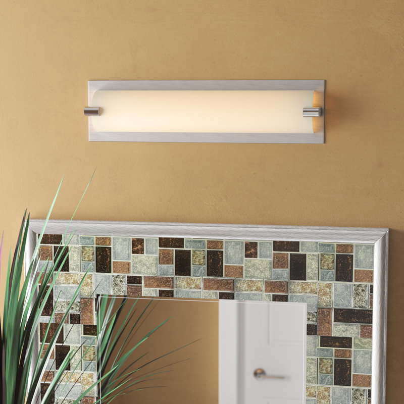 Johnston Dimmable LED Bath Bar, Brushed Nickel