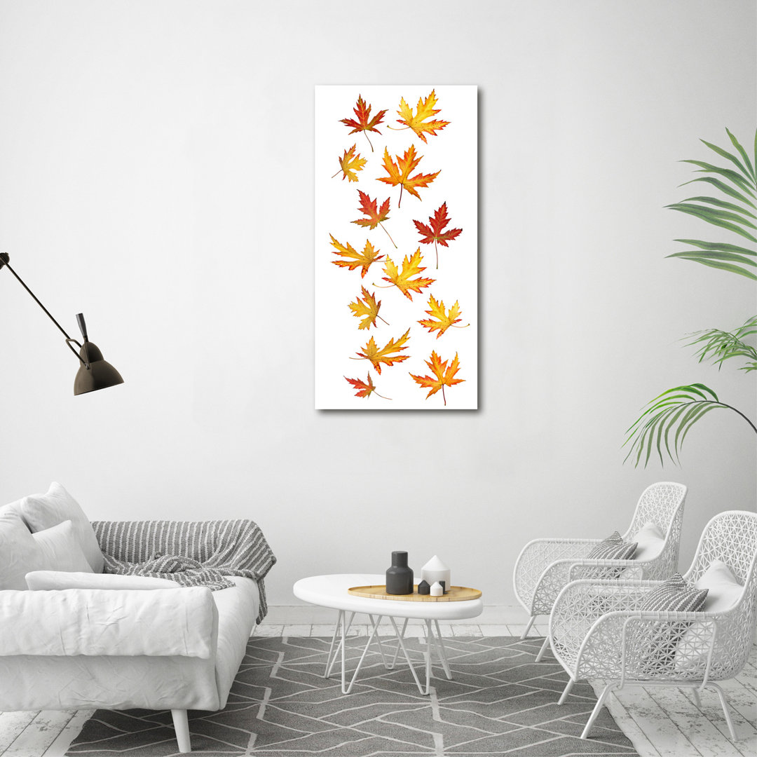 Herbstblätter - Kunstdrucke auf Leinwand - Wrapped Canvas