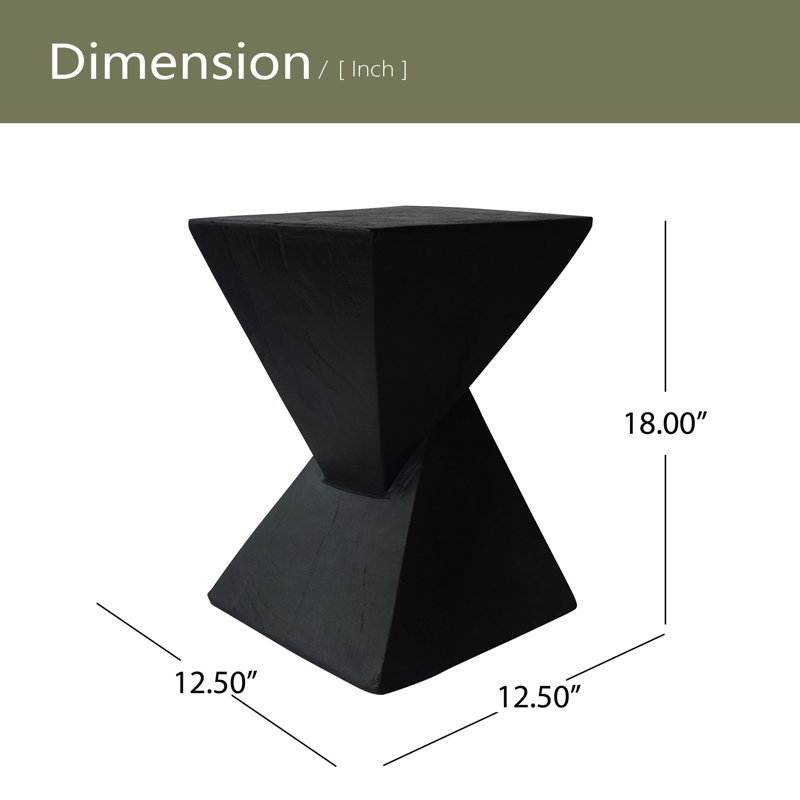 Table d'appoint TESS, Noir