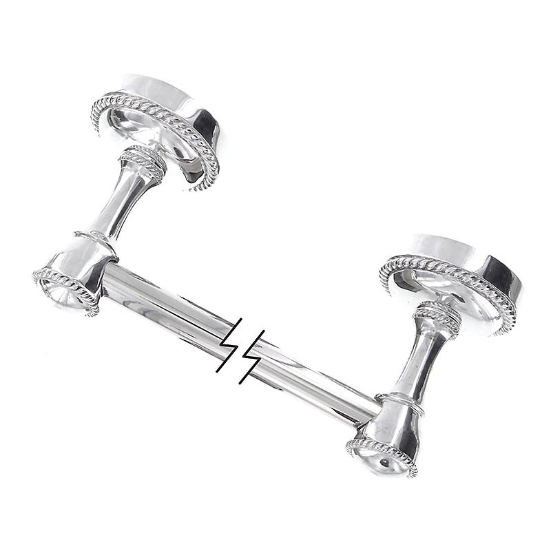 Equestre Towel Bar, Antique Silver, 2.43" H x 20.5" W x 2.43" D