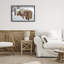Cadre flottant Winter Winter Bison, design par Mike Jones-807666181-807666180