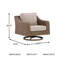 Fauteuil pivotant avec coussin Anikyn