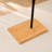 Bamboo Couch Tray Table Height Adjustable C-Shaped End Table