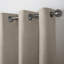 Nalaiyah Velvet Chenille Eyelet Curtains-1315062718-1315062690
