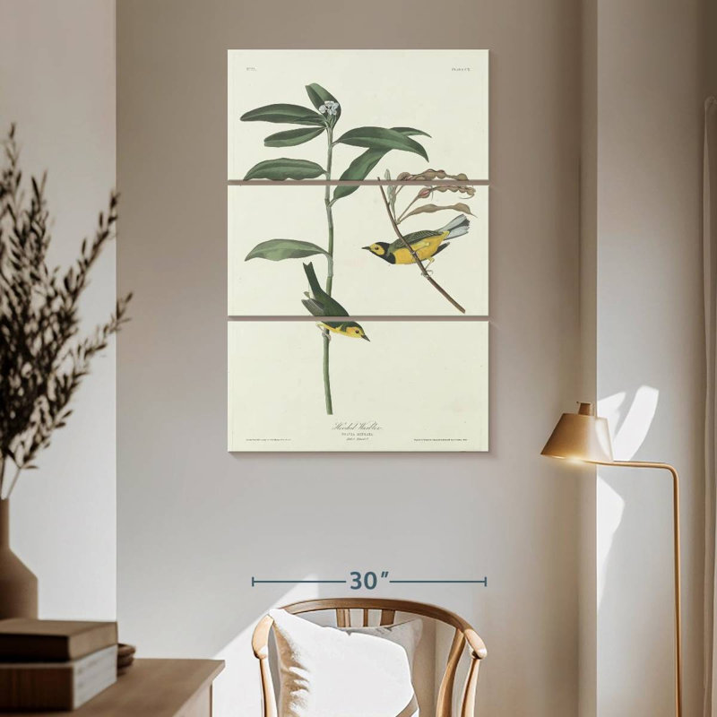Keiri Hooded Warbler, 65" H x 42" W