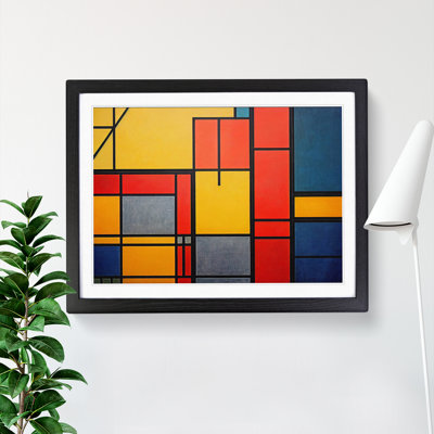 Abstract Cubism Art Vol.4 - Framed Print