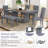 Jeanne Rectangular Dining Set-334160794-334160792
