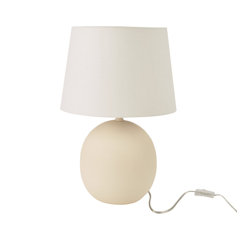 Jiovanna Metal Table Lamp, Cream, Clear