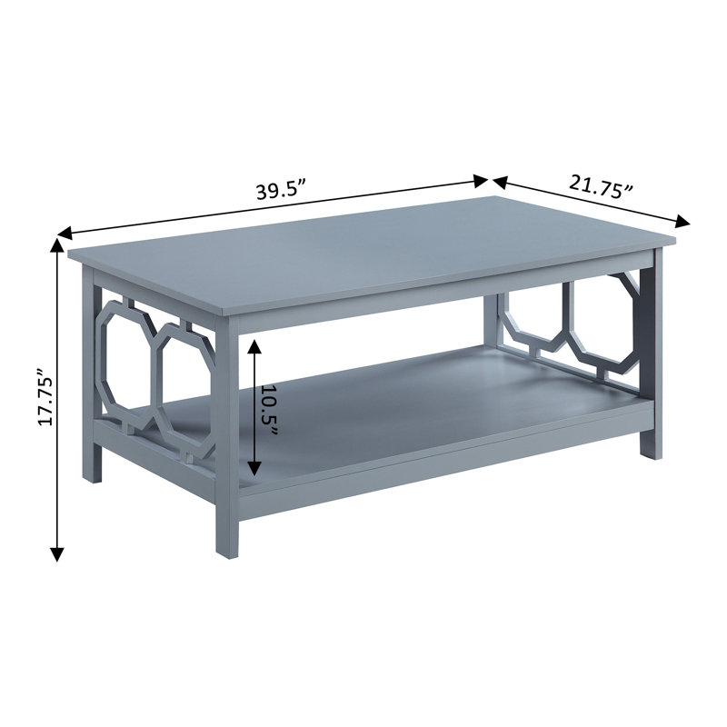 Bodeswell Coffee Table with Storage, Gray