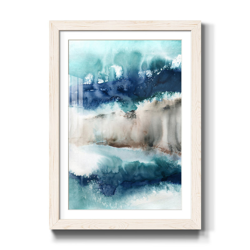 Rainy Paris I - reproduction d'art, H 37,5 po x l 27,5 po x P 1,5 po, Papier encadré blanc, Blanc