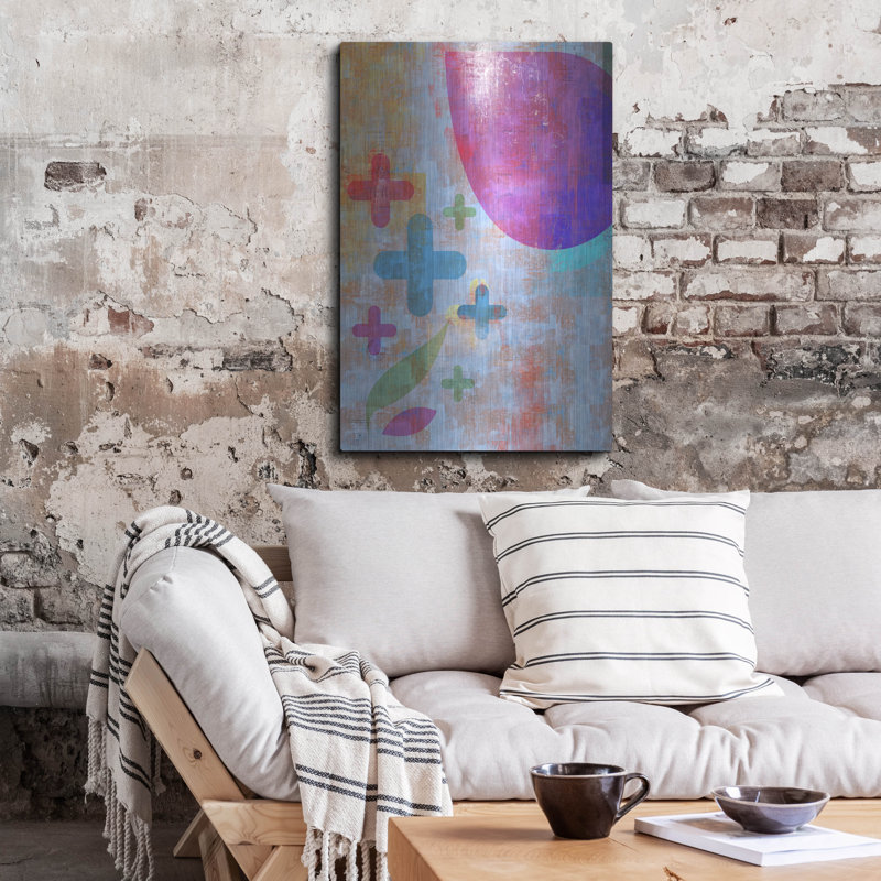 Wrought Studio ™ «Graphic Abstract 1» par Greg Simanson, art mural en métal