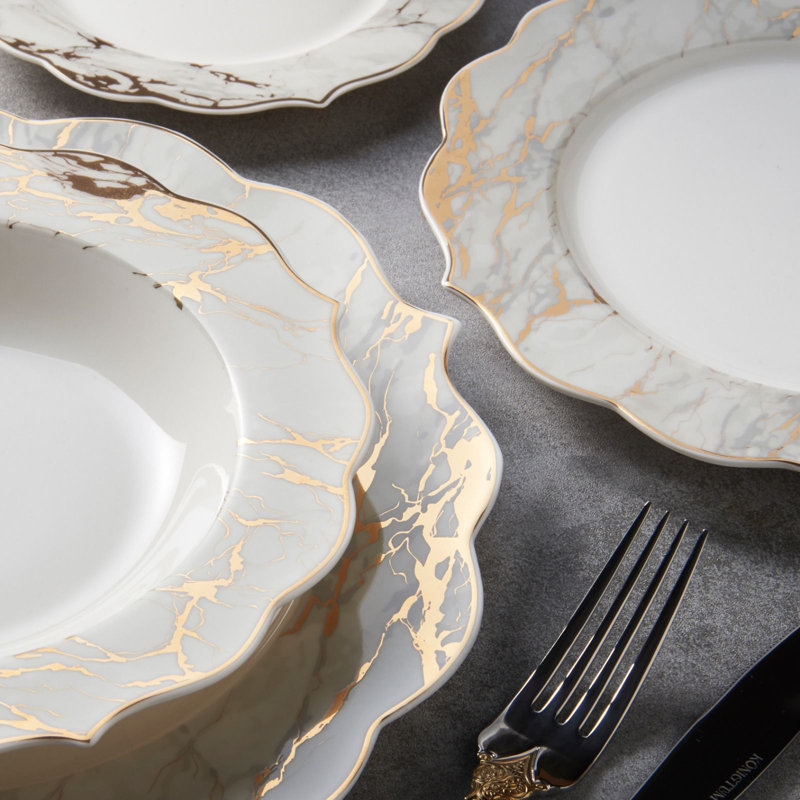 Fairfield 24 Piece Dinnerware Set, Service for 6