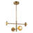 Elixir 4 - Light Steel Dimmable LED Sputnik Modern Linear Chandelier-113873806-113873808