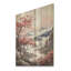 Fleurs de cerisier roses du printemps rose au Japon III - Japon sur bois-157278265