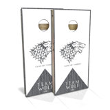 2' X 4' Game Of Throws Team Wolf Cornhole Board Set With Case And Lights