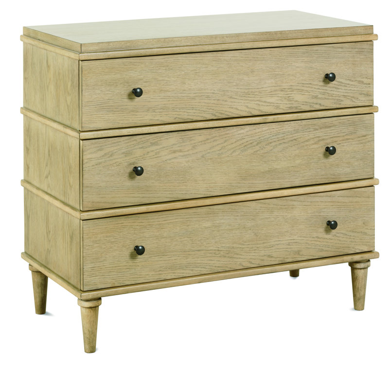 3 Drawer 18" W Solid Wood Dresser