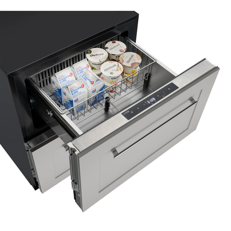 23 in. Panel Ready Drawer Refrigerator, Beige