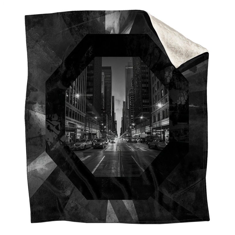 Couvertures Urban Cityscape, L 50 po x H 60 po