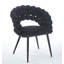 Ensemble de 2 chaises rembourrées modernes avec pieds en tube de fer, coussins moelleux et dossier confortable pour une assise élégante-52560463