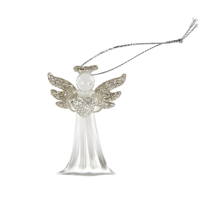 Mcdaniel 7cm Glass Hanging Figurine Ornament