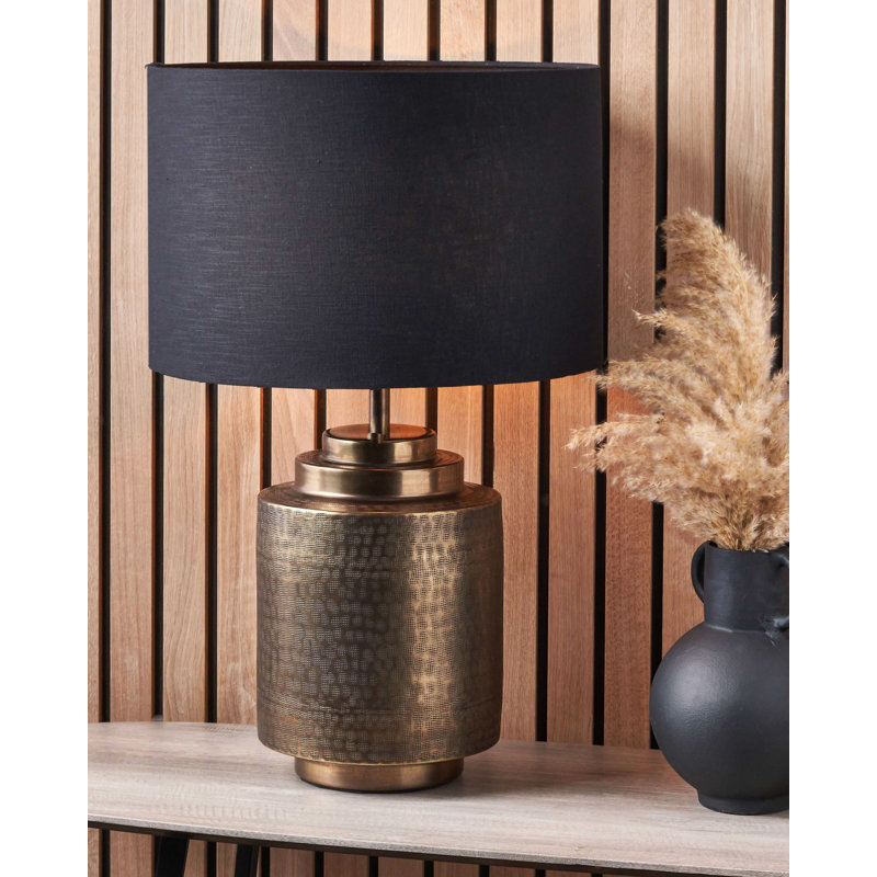 Zuri Metal Table Lamp, Gold