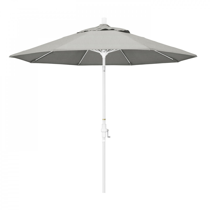 Parasol de marché 9 pi Roverta, Toile granit Sunbrella®