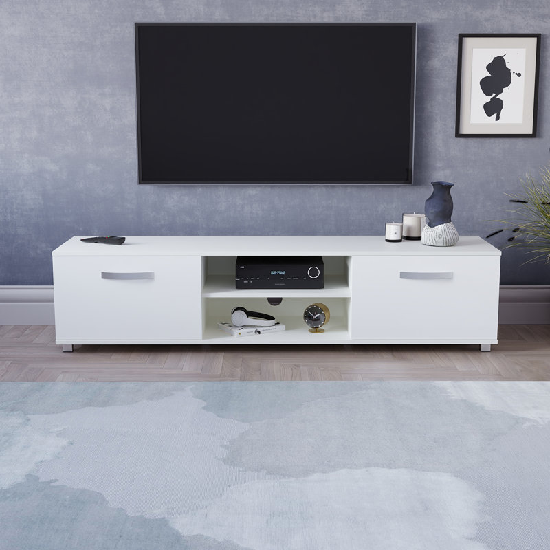 Muskoka TV Stand for TVs up to 70", White, 38cm H x 160cm L x 40cm W