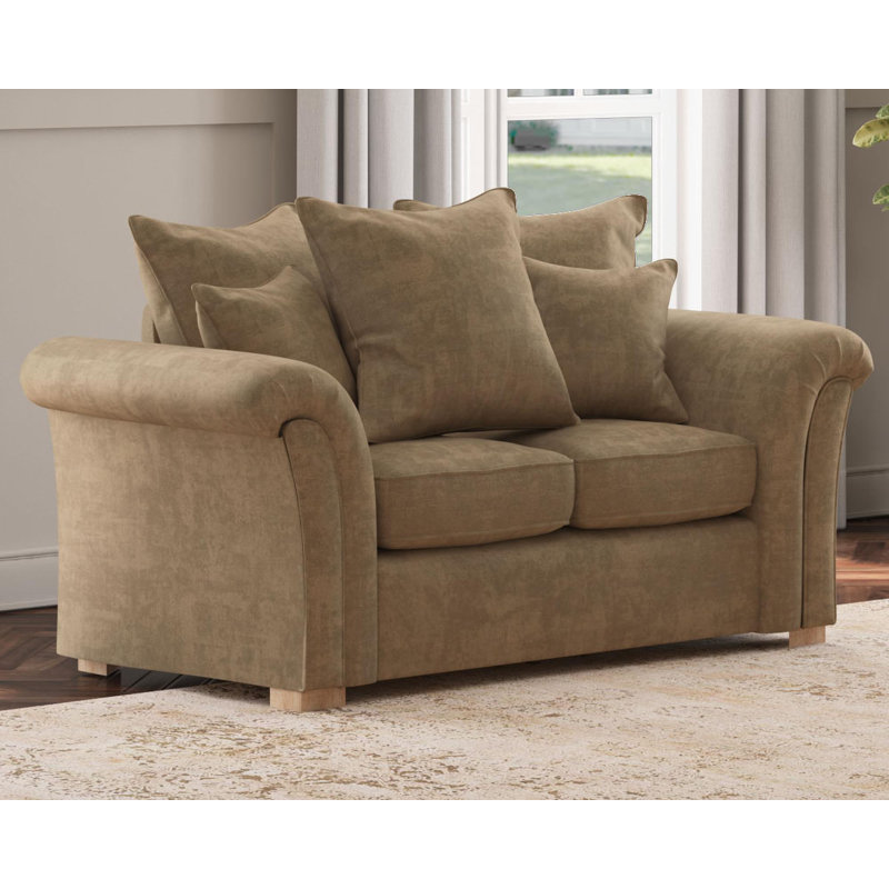 Castleacre Two Seater, Scatter Back, Dark Mink