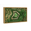 «Abstract Dreaming About Emerald Geode Crystals», impression sur toile tendue-68015337-68015339