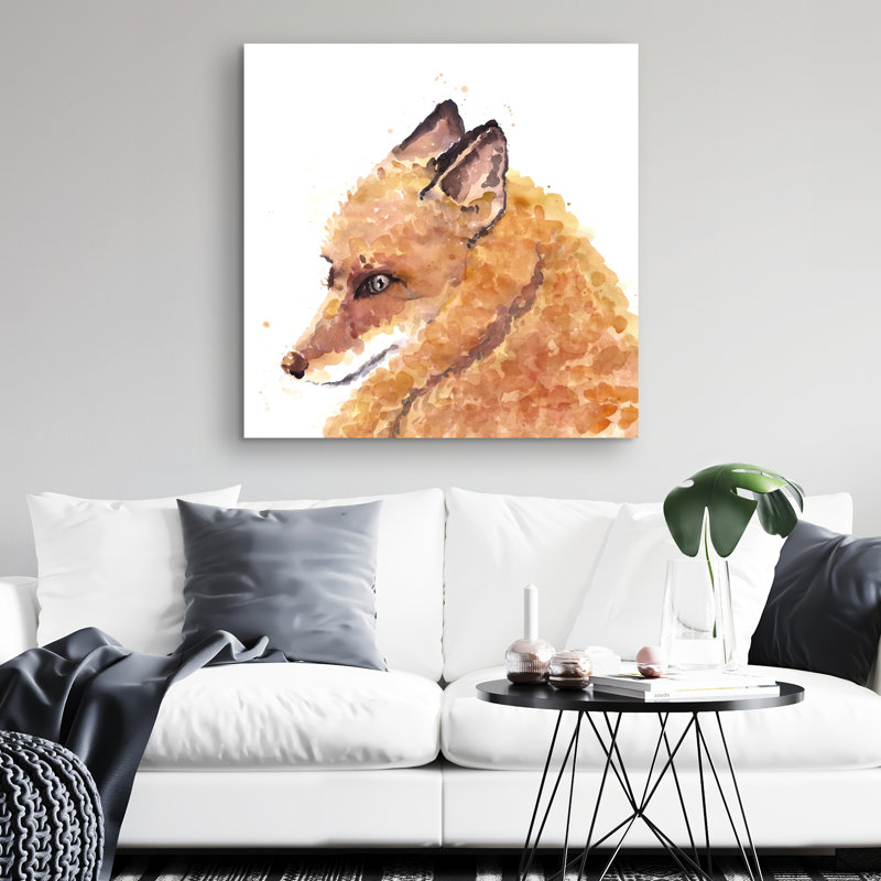 Fox - 32"x32" art on canvas